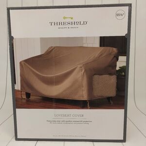Threshold Loveseat cover - outdoor Heavy duty w/weather resistant UV protection